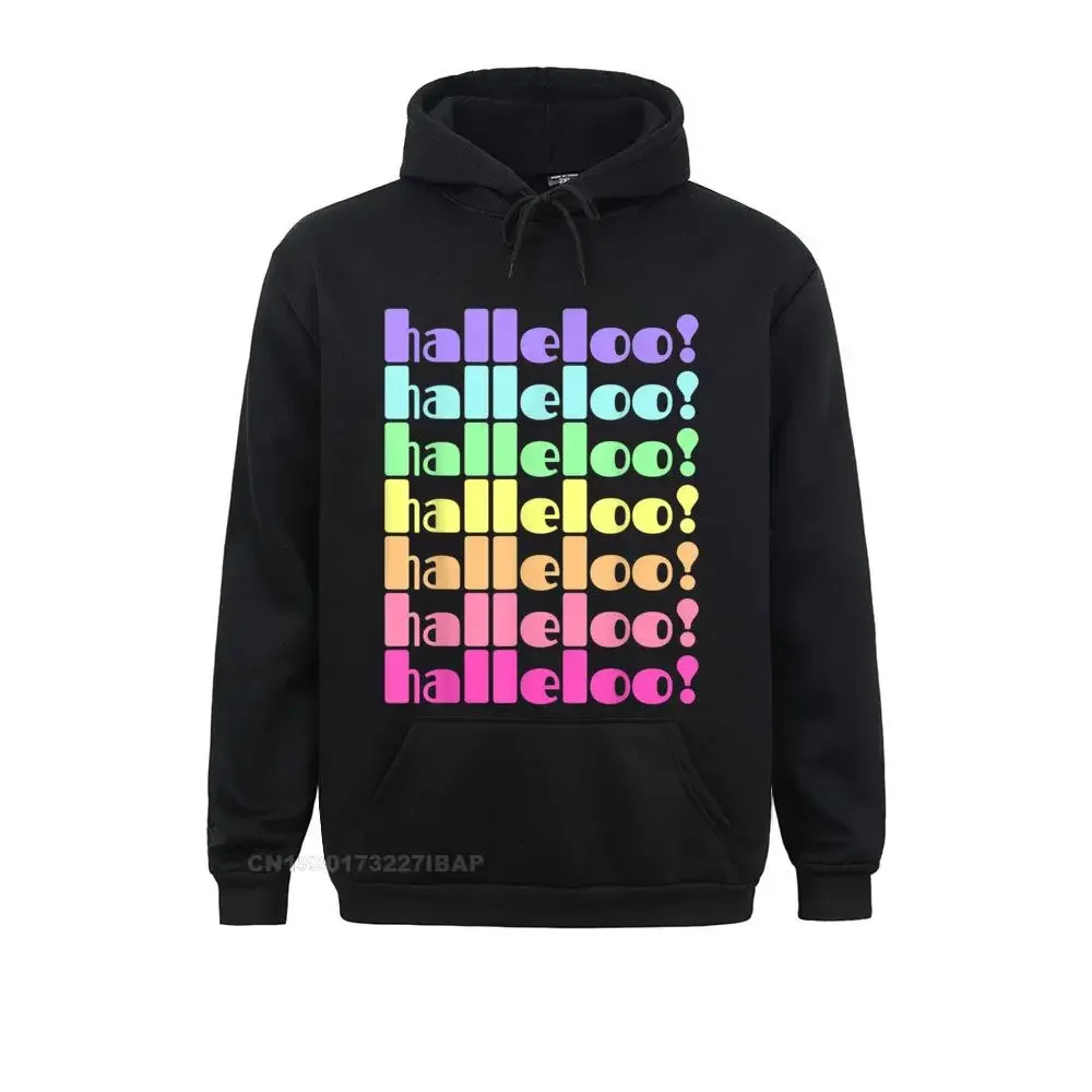 

Halleloo Rainbow Pastel Aesthetic Pride Retro tshirt Classic Sweatshirts VALENTINE DAY Hoodies for Men Newest gothic Sweatshirts