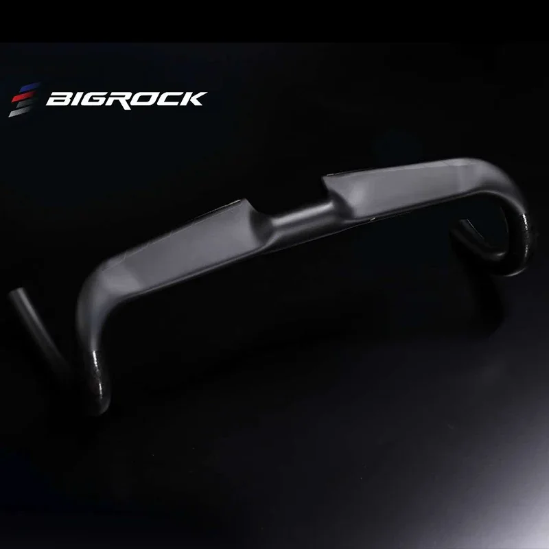 

BIGROCK Carbon Road Bike Handlebar System31.8MM 34/36/38/40/42/44cm Carb Suitable for walking outsideon Road Bicycle Parts