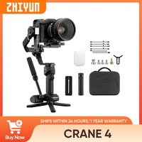 ZHIYUN CRANE 4 3-Axis Handheld Gimbal Camera Stabilizer DSLR Camcorder Video Cameras for Nikon Canon