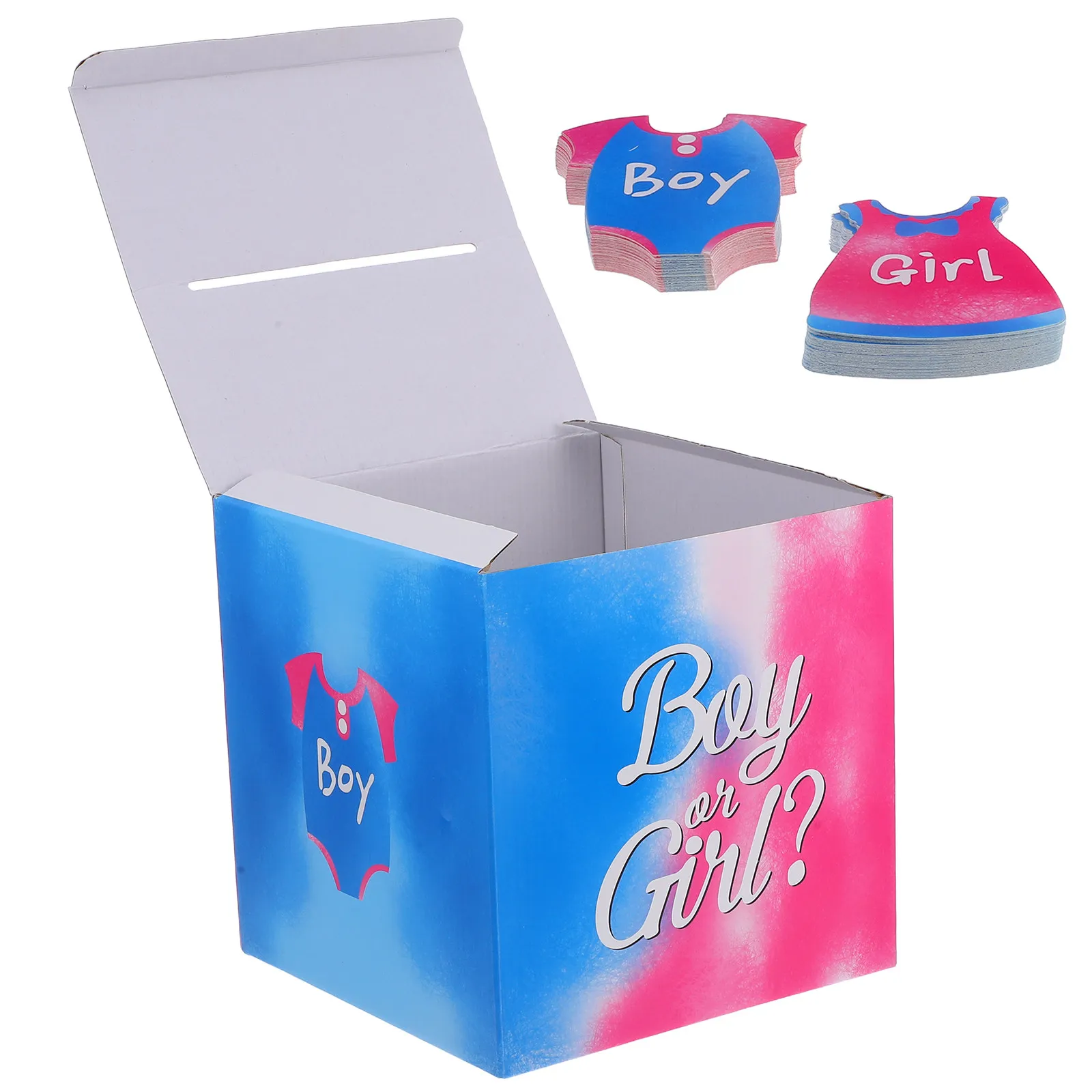 

Набор для определения пола ребенка: 61 шт. (голосования, шарики, коробка для голосования) – товары для вечеринки в честь рождения ребенка, игры для мальчиков или девочек, развлечение для гостей, празднование, розыгрыш на определение пола