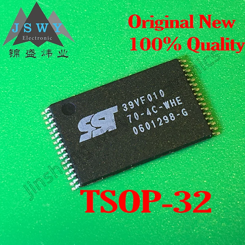 10PCS SST39VF010-70-4C-WHE SST39VF010 39VF010 TSSOP32 SMD Flash Chip IC 100% Brand New Free Shipping