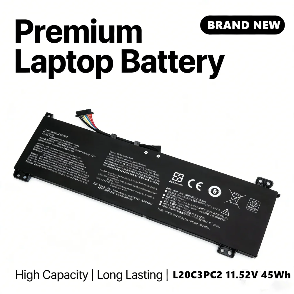 L20C3PC2 Battery For Lenovo Ideapad Gaming 3-15IHU6 Laptop 82K2 / 3-15ACH6 Laptop 82K1 / 5-15ACH6A Laptop 82NW Series