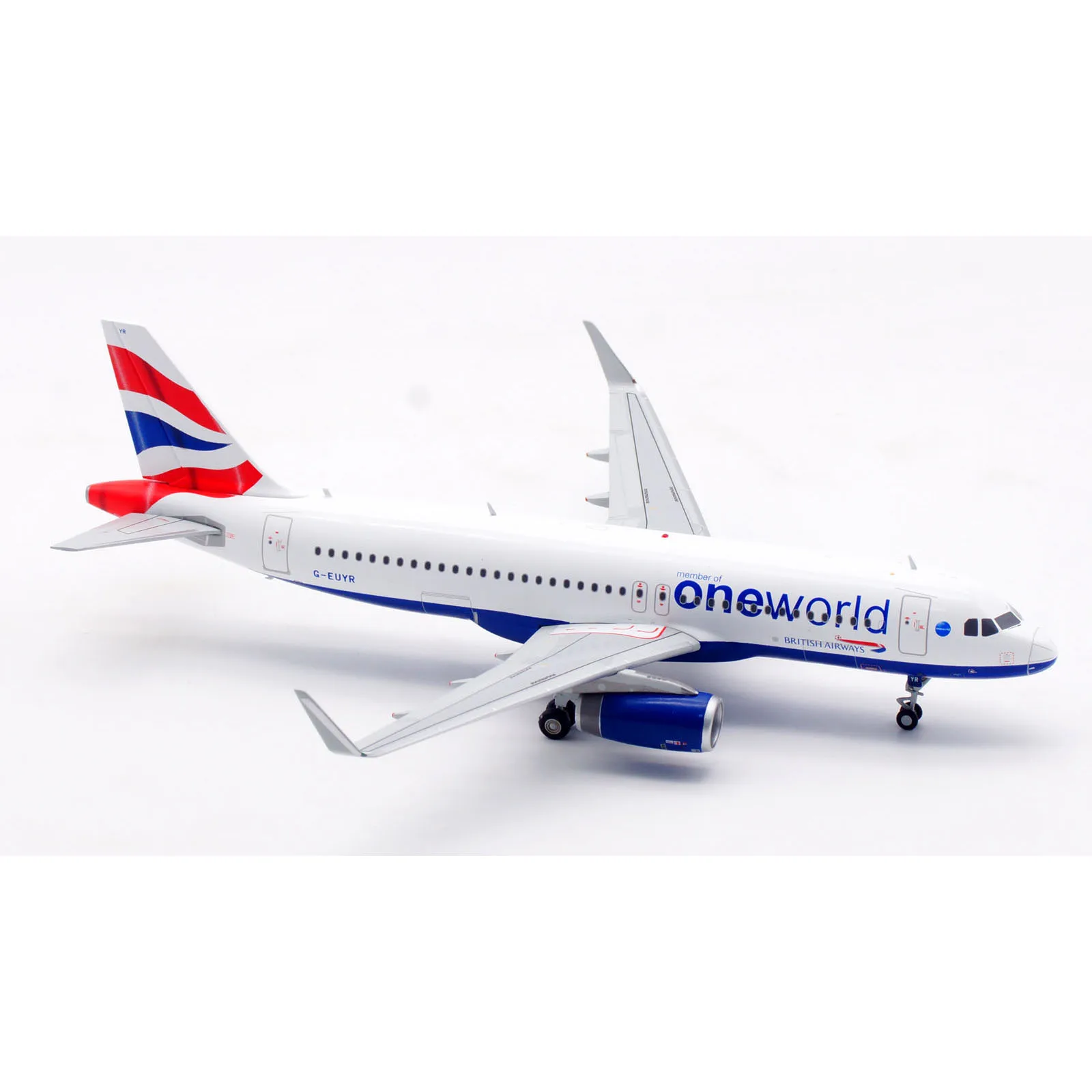 SA2058 سبيكة تحصيل طائرة هدية JC أجنحة 1:200 الخطوط الجوية البريطانية "Oneworld" ايرباص A320 دييكاست طائرة طائرة نموذج G-EUYR
