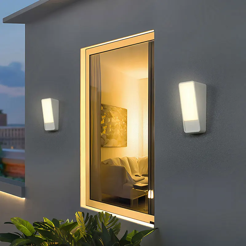 Impermeable al aire libre, patio al aire libre, pasillo, balcón, luz de pared exterior