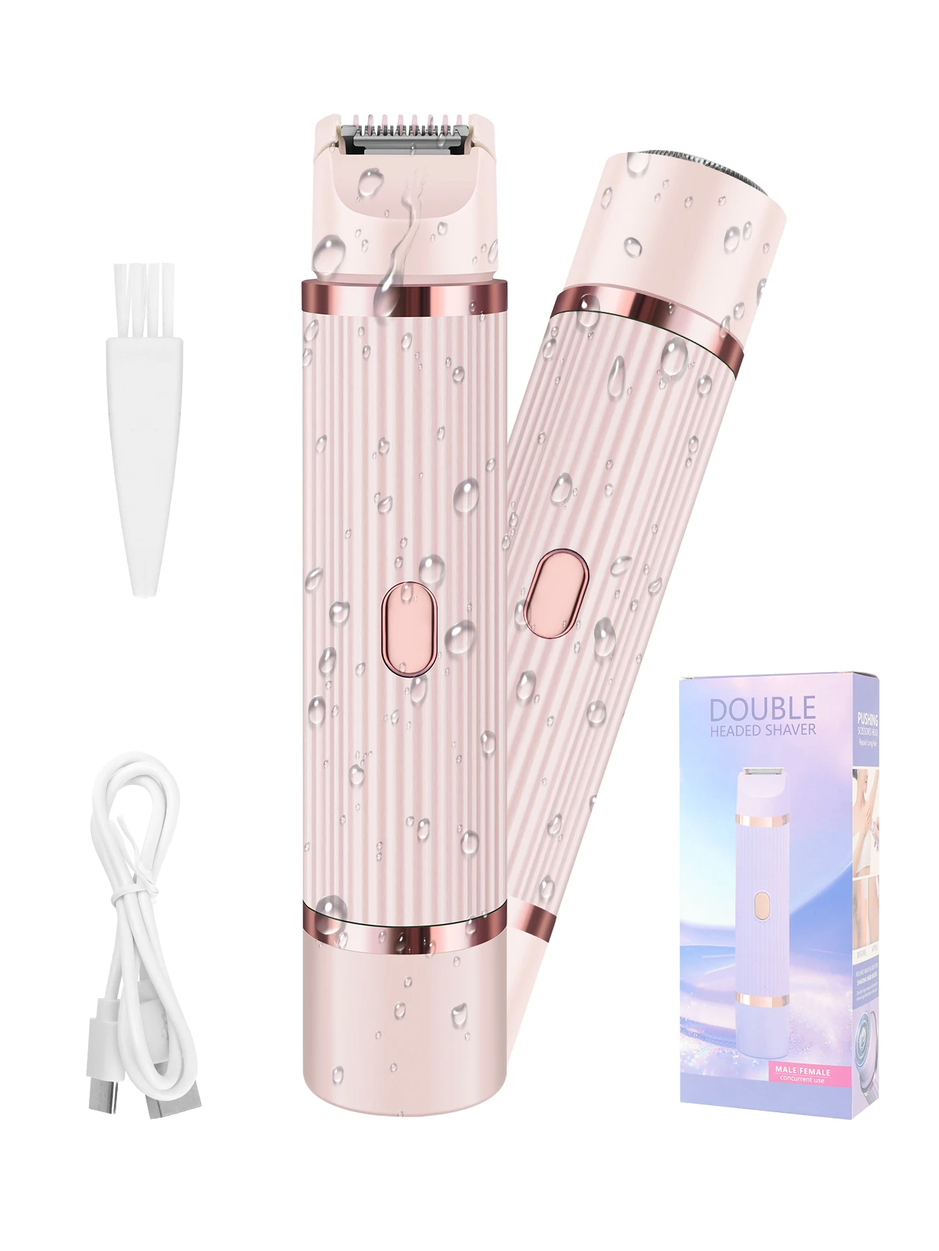 

Pain-Free and Safe Body Hair Trimmer Intelligently Adjustable, Energy-Efficient Compact and Portable The Perfect Gift for Women