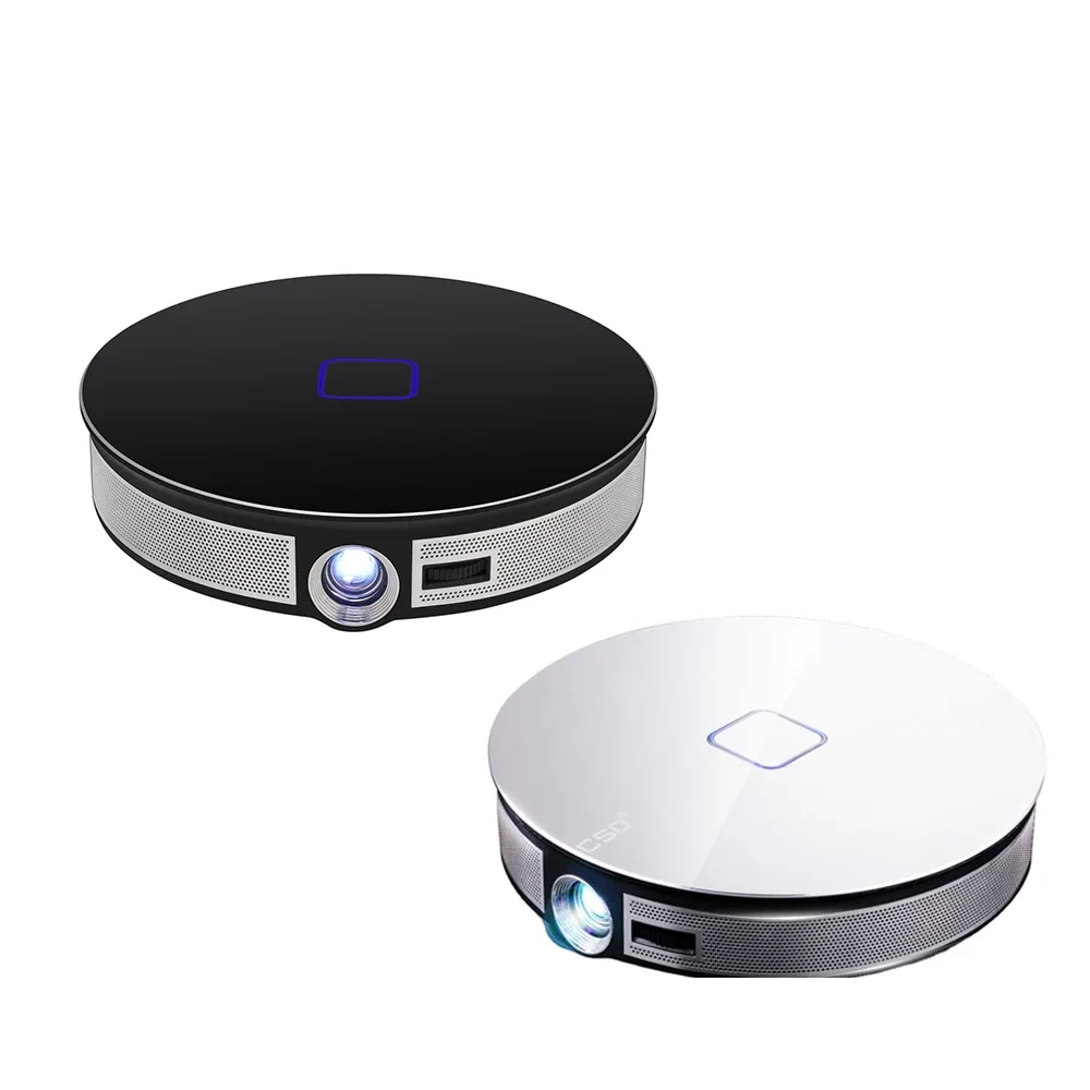 

4k portable Premium DLP Projector 250 ANSI lumens smart android 6.0 2+16GB projector home theater Outdoor Camping proyector