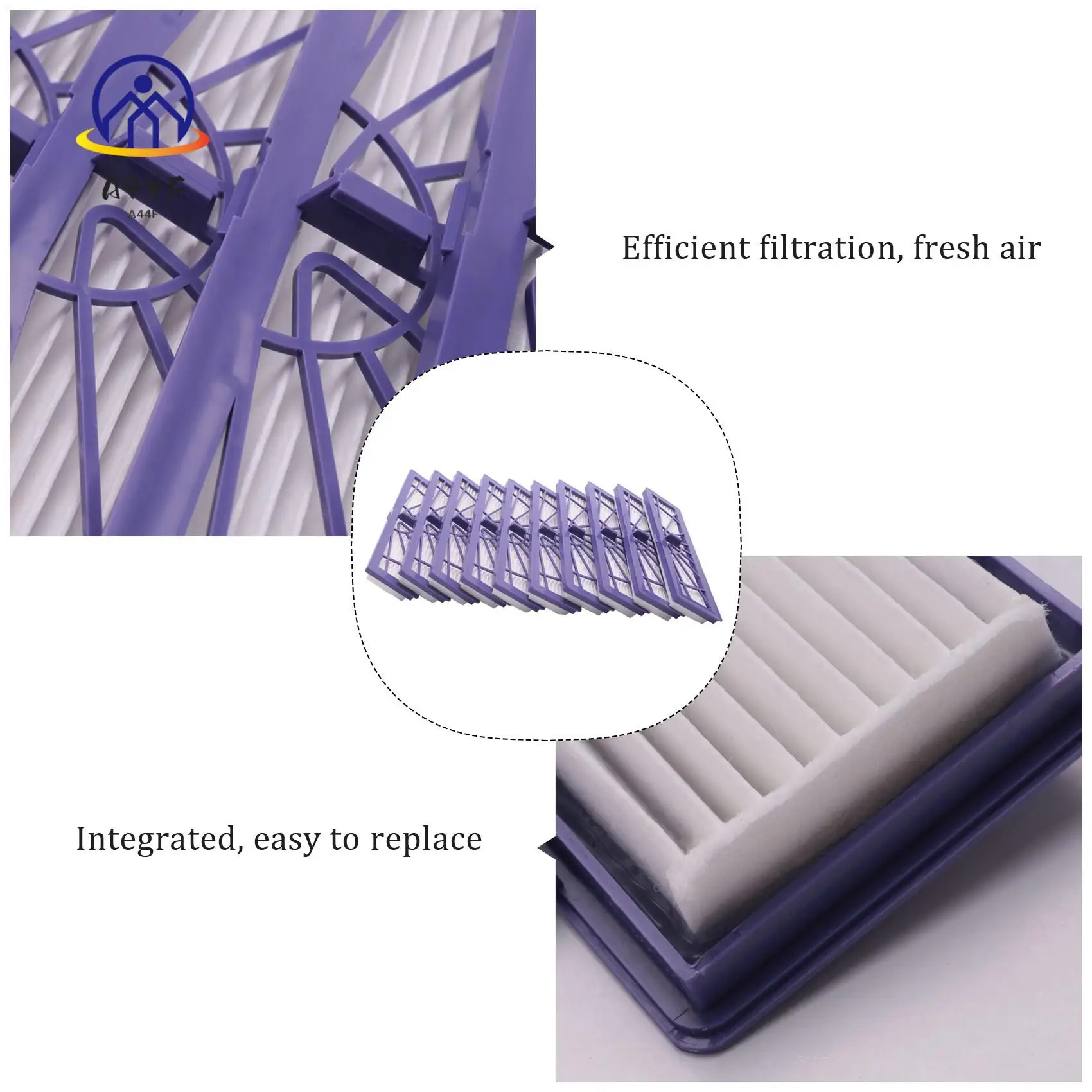 A44F-10PCS مرشحات HEPA ل Neato Botvac D/المتصلة سلسلة D7 D80 D85 D3 D75 D5 70E 75 80 85 أجزاء المكنسة الكهربائية