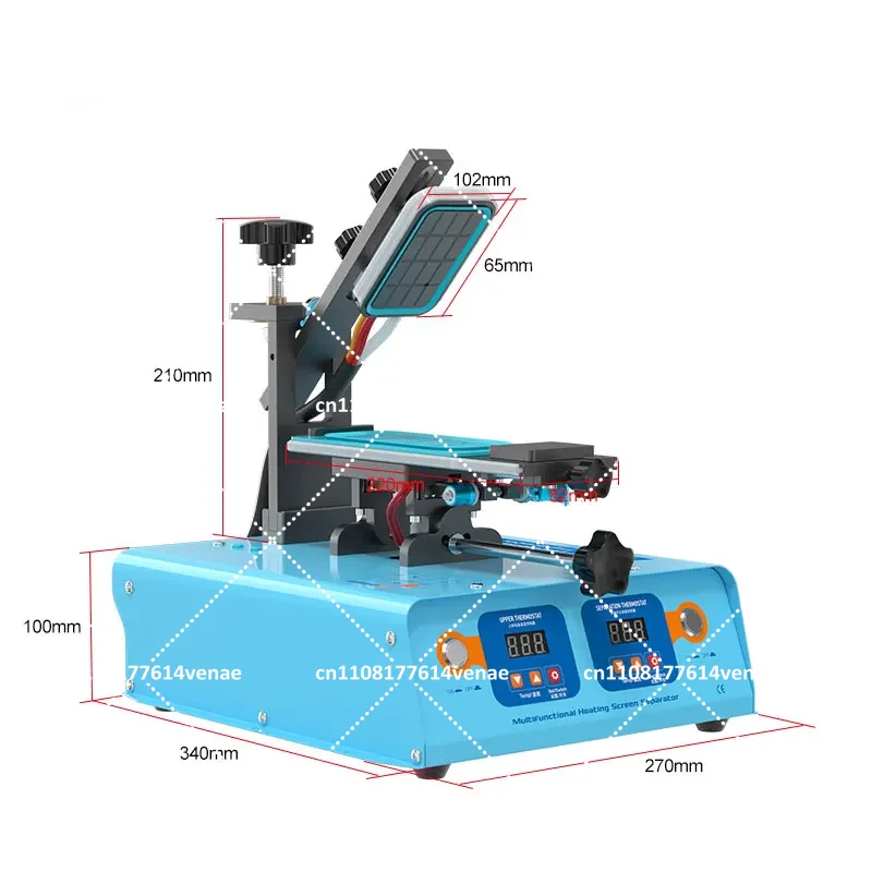 Multifunctional Thermal Heating Screen Separator for Straight Curved Phone Repair Disassembly Tool