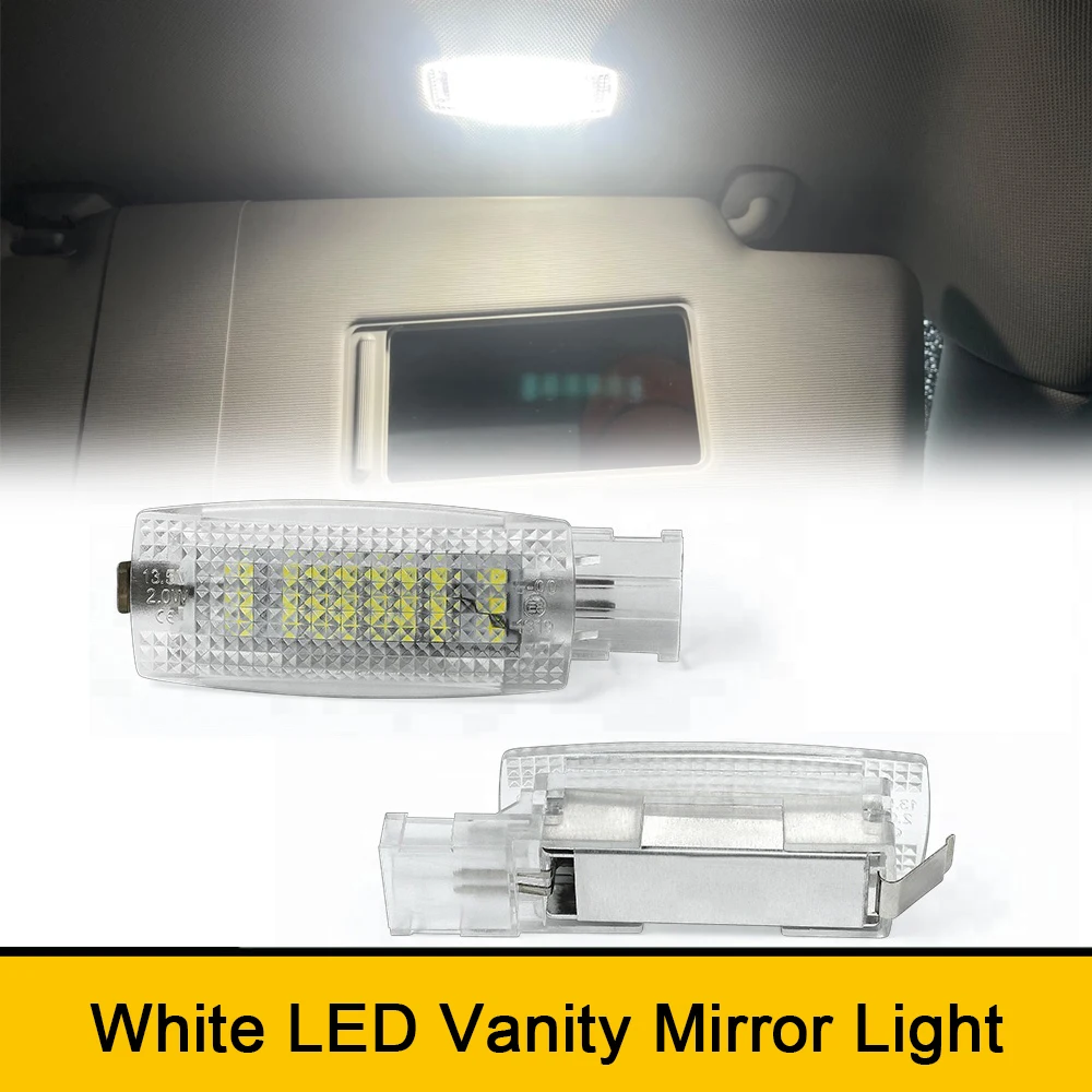 

LED Vanity Mirror Light for VW Bora EOS Golf 4 5 6 7 Phaeton Scirocco Skoda Fabia Superb Yeti Seat Leon Altea Alhambra Toledo