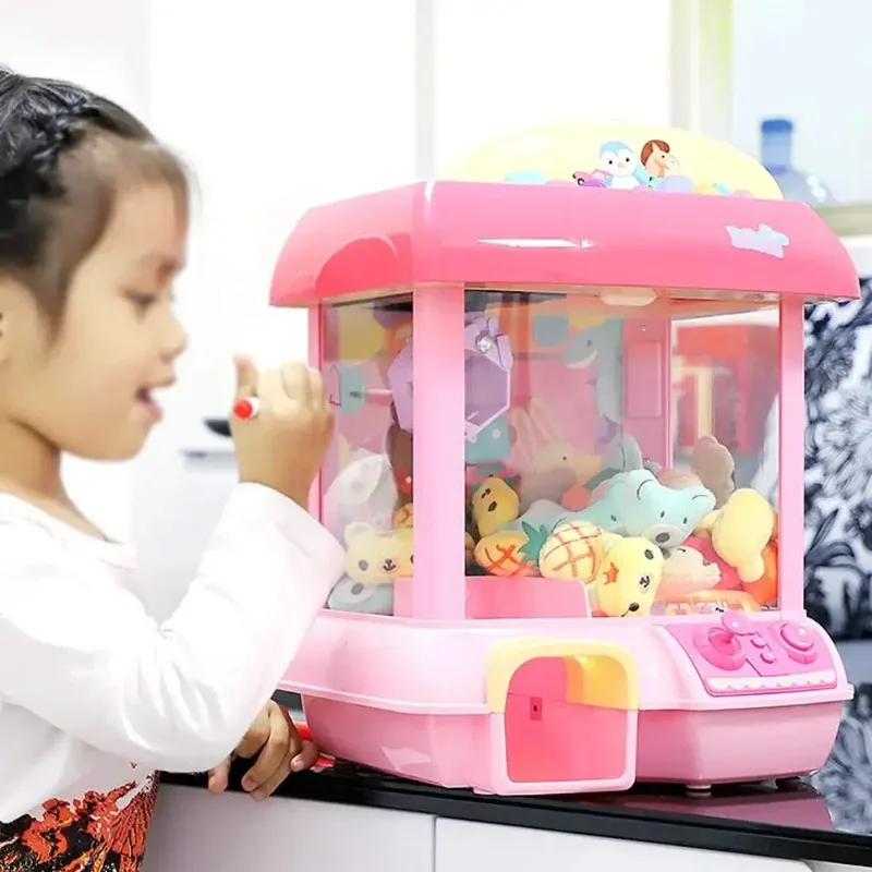 Homemade Doll Grab Machine Large Children's Toy Clip Doll Small Twisted Egg Girl Holiday Gift
