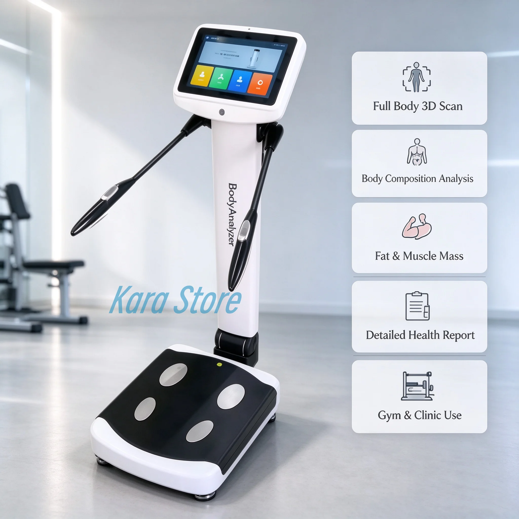 New 3D Scanner Comprehensive Full Body Analysis Body Assessment Machine Body Composition Analyzer For Gym Fitness Center