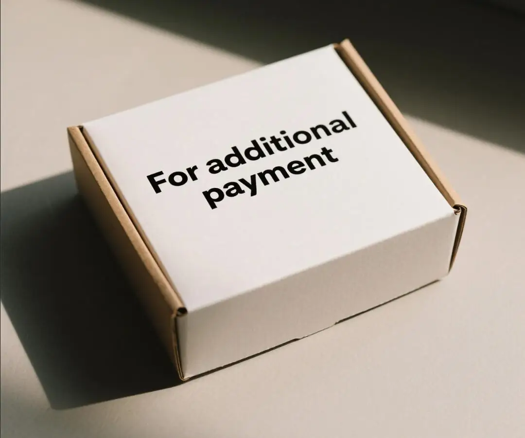 

(BF) Используется только для ссылки для повышения оплаты заказа или оплаты стоимости доставки.