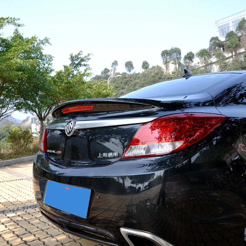 For Buick Regal GS Opel Insignia 2009-2015 Car Styling ABS Plastic Unpainted Color Rear Trunk Wing Boot Lip Roof Spoiler