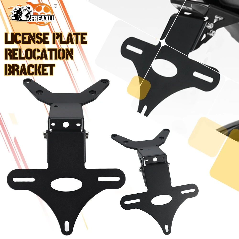 

For Yamaha Tmax T-MAX 560 Tmax560 2022-2025 2024 Adjustable License Plate Relocation Motorcycle Bracket Fender Eliminator Kit
