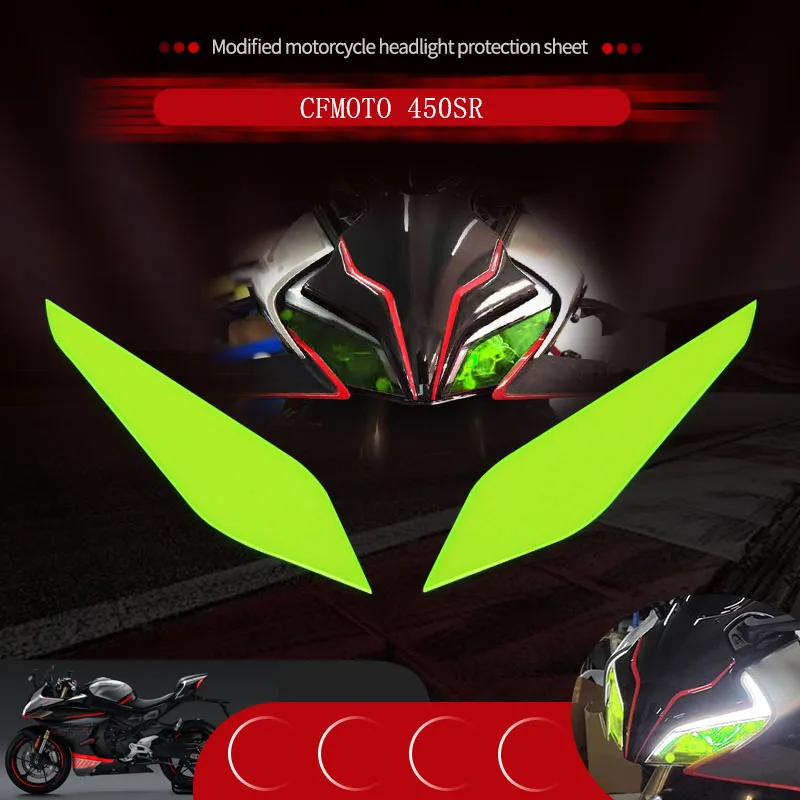 

Fit For CFMOTO 450SR 450 SR 2022 2023 2024 2025 Motorcycle Headlight Guard Head Light Shield Screen Cover Protector