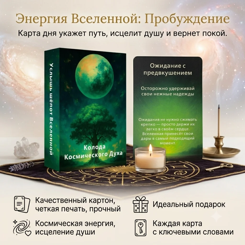 48 cartes Oracle Spirit of the Universe russes, série Tarot, cartes de divination pour l'orientation spirituelle, cadeau de guérison