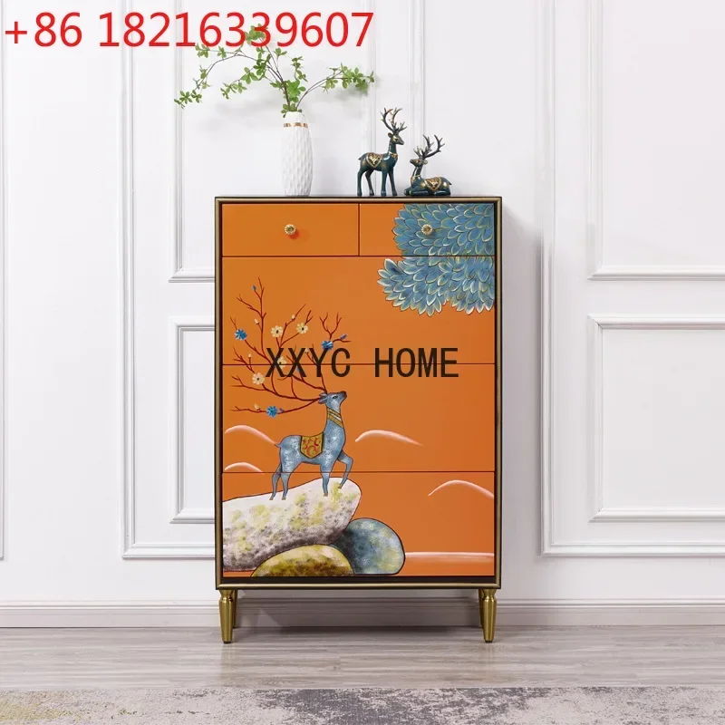 TAO Shoe Cabinet Simple Modern Ultra-Thin Home Doorway Home Entrance Cabinet Sitting Room Cabinet