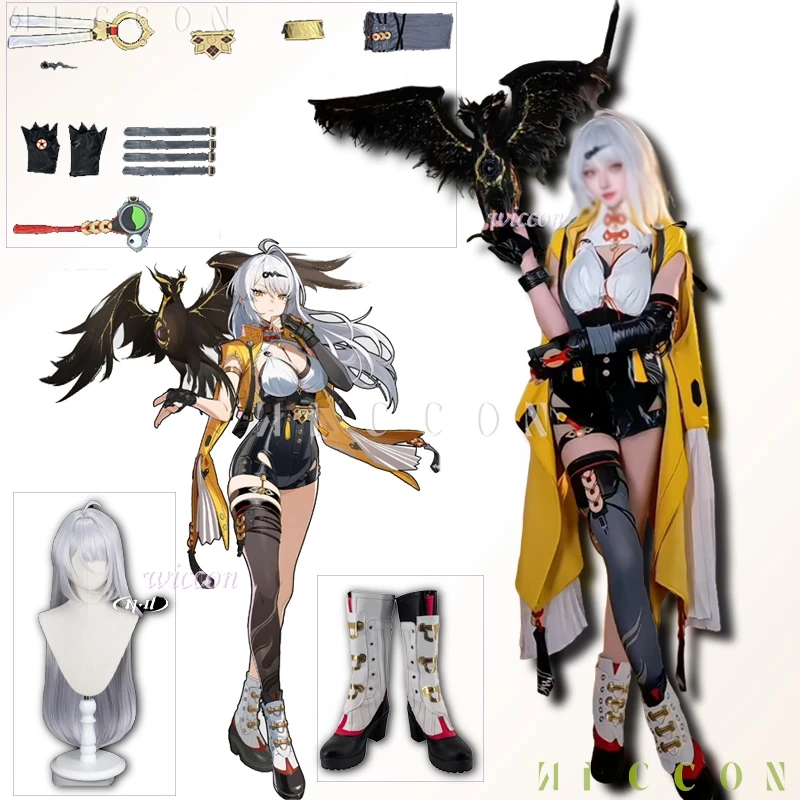 

Zenless Zone Zero Yixuan Cosplay Anime Cosplay Costume Wig Shoes Game Clothes Women Uniform Adults Outfit Hall disfraz mujer