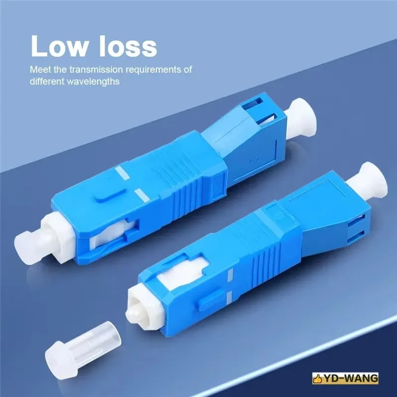SIXIANTO SC-LC 5G Fiber Optic Attenuator 0dB SC Single Mode Fixed Attenuator for FTTH Network