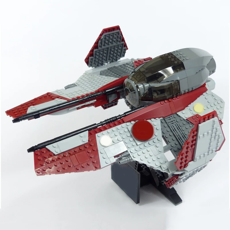 

1031PCS star battle Movie UCS Interceptor Space fighter Model DIY creative ideas ChildToy AssemblyPuzzle christmasGift MOC-75135
