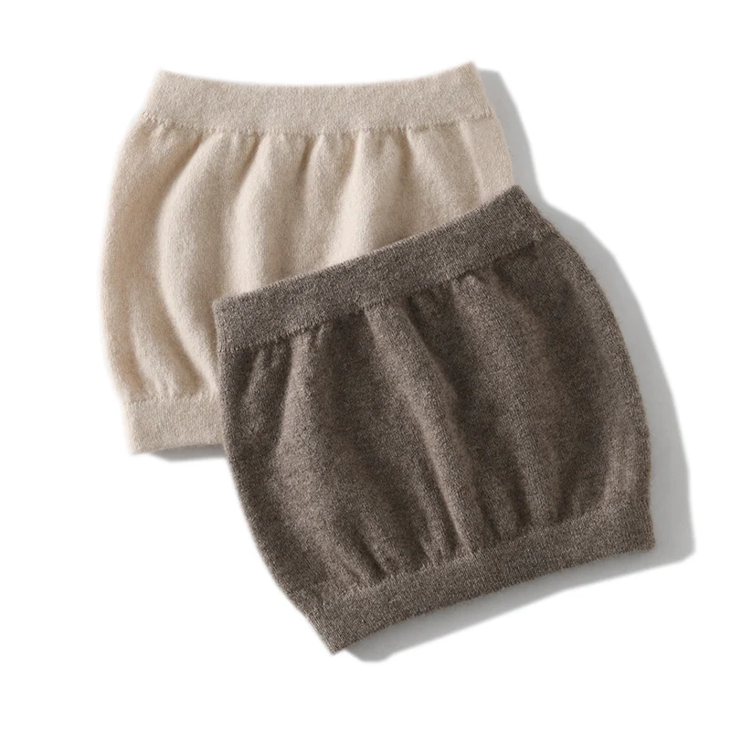 

Бесшовная вязаная поясная защита из 100% кашемира для мужчин и женщин, морозостойкий, теплый, легкий и термопоясной ремень