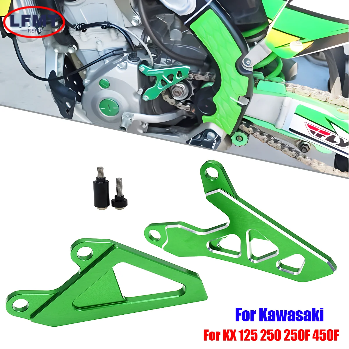 Para Kawasaki Motocross cubierta de piñón delantero Protector de cadena KX250F KX125 KX250 KX250F KX450F KLX250 D-TRACKER KXF 250 450