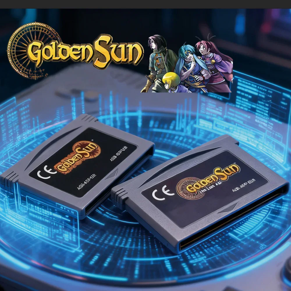 ゴールデン - ビデオカード ゴールデンサン / ザ・ロスト・エイジ カートリッジ GBA SP NDS NDSL 英語版コンソールツール用