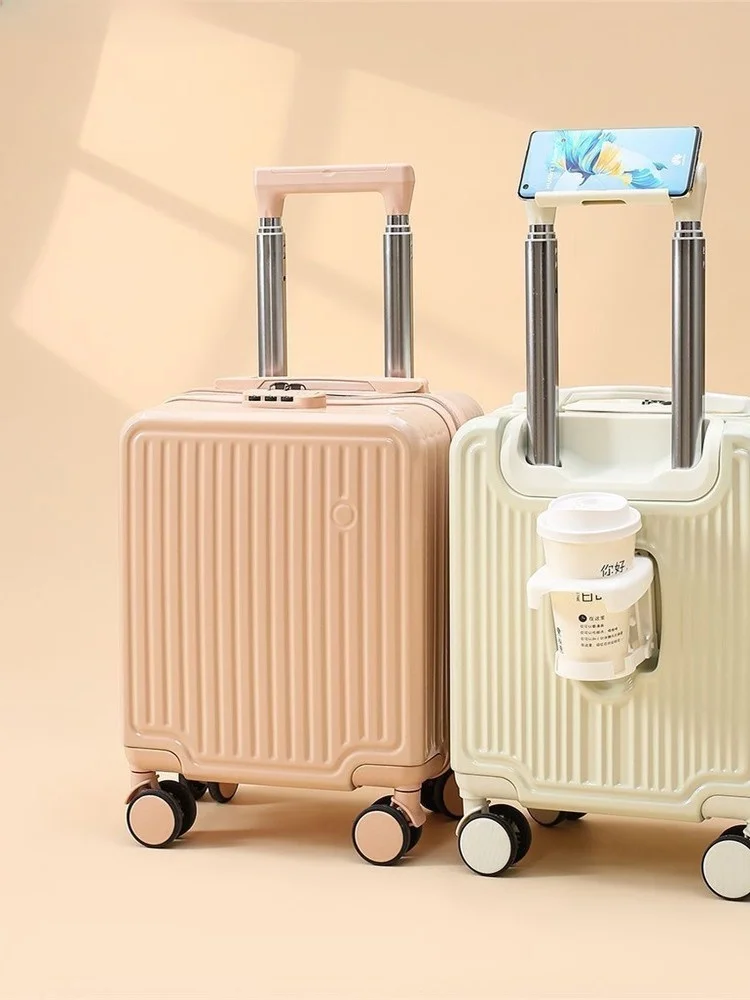 

Spring Autumn Airlines Student Travel Suitcase 4 Inch Boarding Pull Rod Small Password Box 20x30x40 Boarding Box