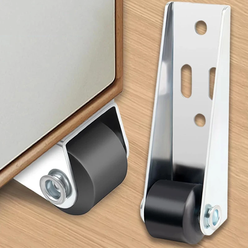 Smooth Movable Directional Wheel Bottom Side Mounted Fixed Castors Furniture Quiet Small Castor with Screws for Table Cabinet