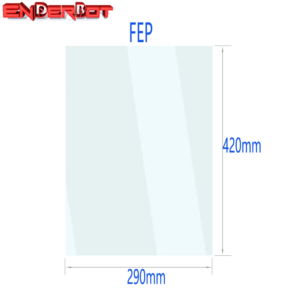 Imagem -03 - Resina uv Acessórios para Impressora 3d Filme Nfep 290*420*0.15 mm para Anycubic Fóton m3 Max e Outros