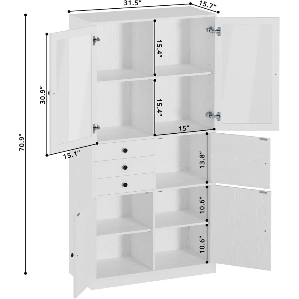 رف كتب، رف كتب بأدراج ورفوف، رف كتب مكون من 5 طبقات مع أبواب أكريليك #3