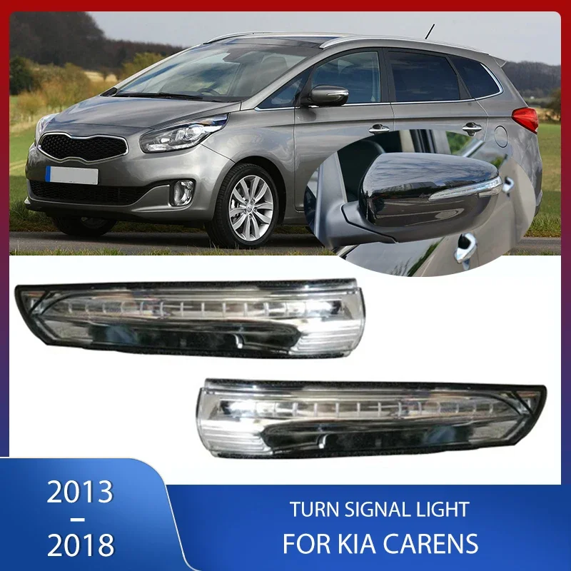 

Car LED Side Rearview Mirror Turn Signal Light Blinker Lamp For Kia Carens 2013 2014 2015 2016 2017 2018 87613A4000 87614A4000