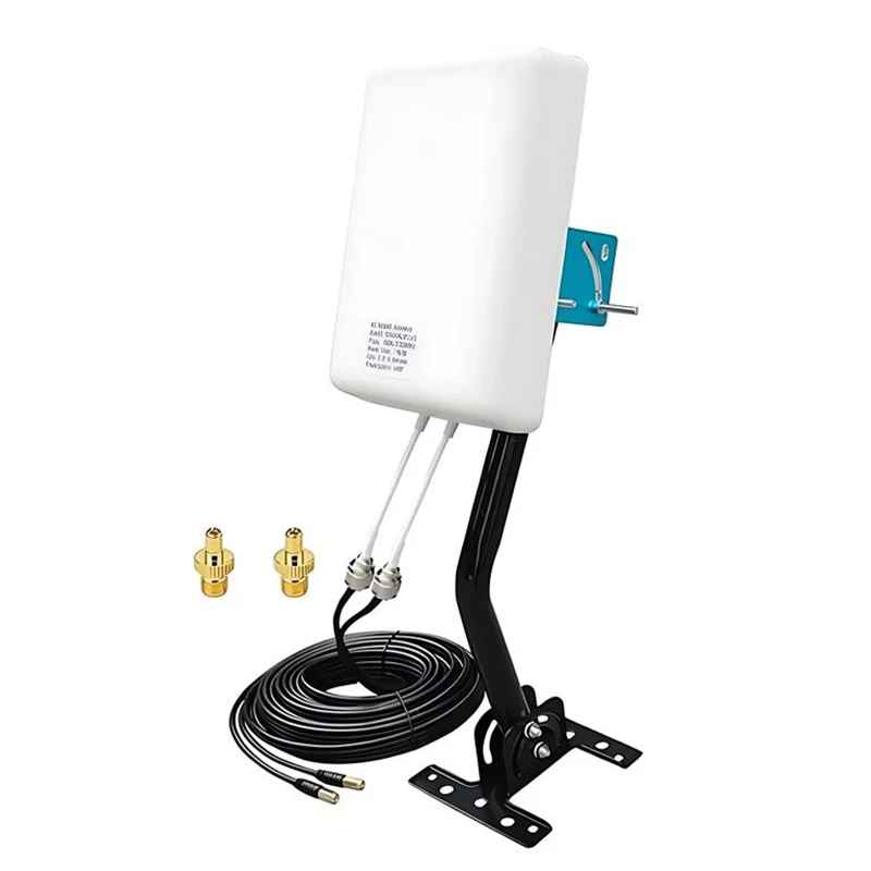 2x2 MIMO Outdoor Antenna,Fully Compatible with 5G 4G LTE WiFi, Supports Multiple Carriers,Boosts Home Signal