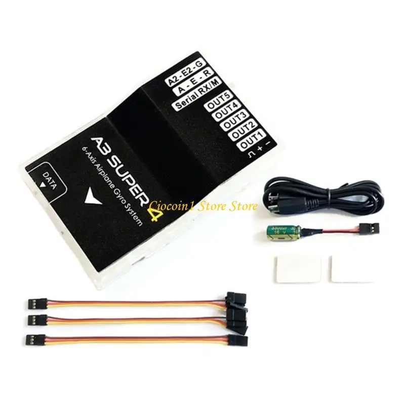 Super 4 Flight Control Flighting Controller 32bit 6 Axised Gyro Stabilization Balancing For Precise And Stability