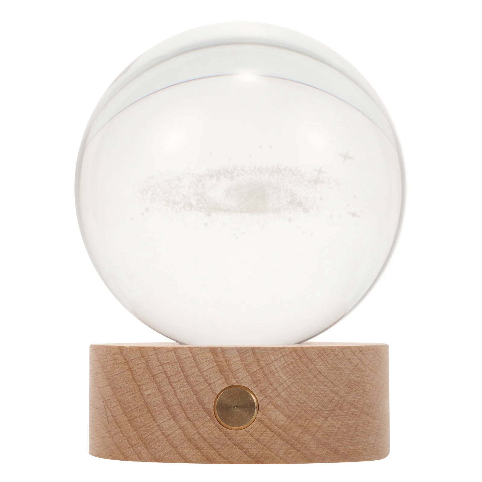 

Crystal Ball Night Light 3D Carved Design Adorable Bedside Lamp Romantic Decorative Light for Living Room Party Decor