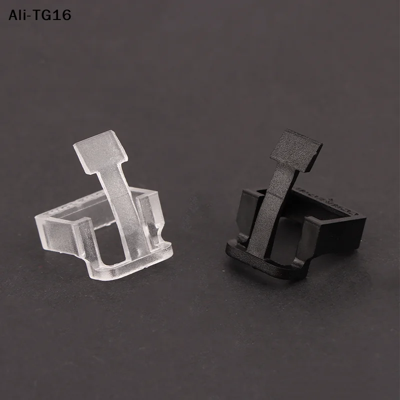 【A16h】10Pcs Network Cable Crystal Head Buckle Replaceable RJ45 Plug Protective Cover Latch For RJ45 Cable Repaire Parts