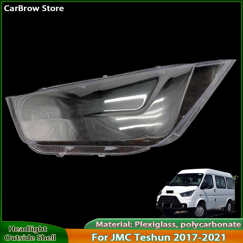 

Transparent Headlamp Shell Lens Replace Original Lampshade For Jmc Teshun 2017 2018 2019 2020 2021 Headlights Cover