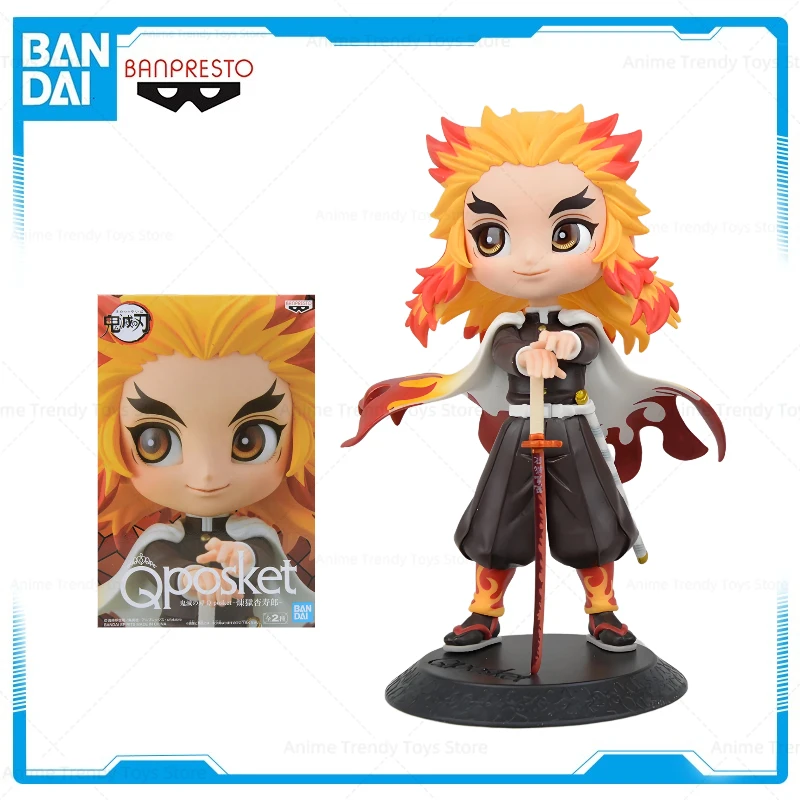 

In Stock Original Banpresto Q Posket Demon Slayer Rengoku Kyoujurou Anime Action Figures Collectible Model Toys Gift WY