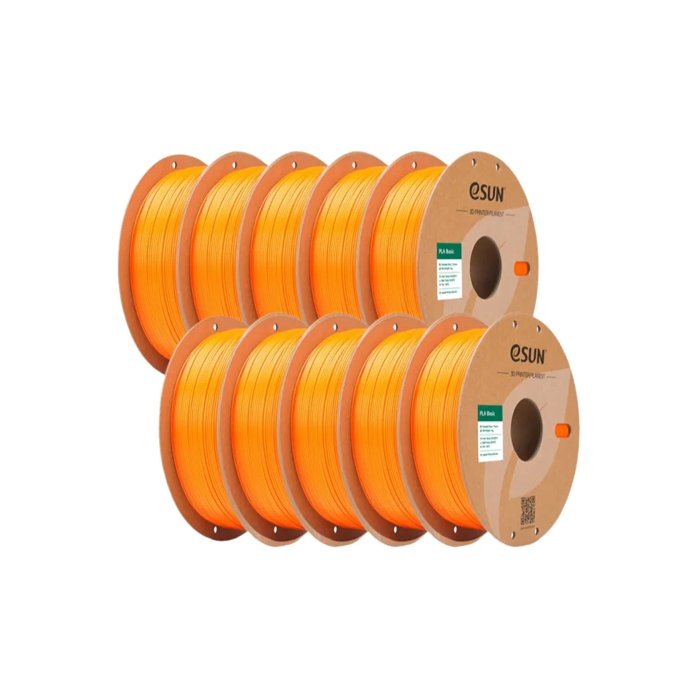 ESUN 10kg PLA-Basic 3D-Druckfilamente 1,75mm Schnelldruck Einstiegsstufe Kostengünstige Basis-PLA-Materialien Kompatibel mit Bambu Lab AMS
