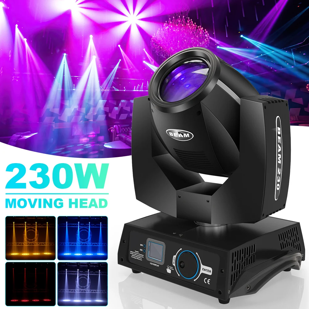 U'king 230W Agancs középága 7R Mozgatható fejét színpadi ligh gobos 16CH DMX512 Igazságos ember Aktív hatása Világítás számára Lemezlovas Hangverseny Avatás Éjjeli mulató