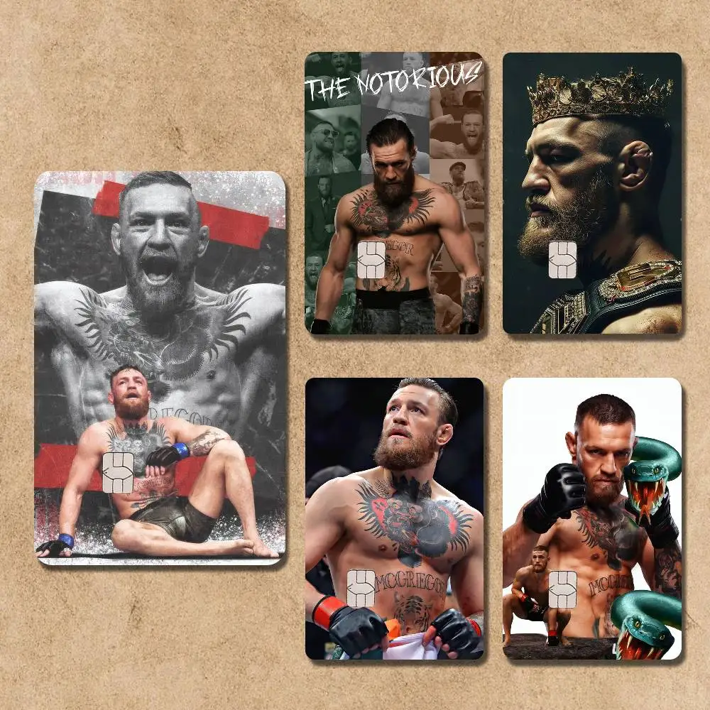 

Fighting K-Konor Magregor Card Stickers Credit Visa Debit Bank Charge Card Bus Metro Waterproof Sticker Decal Decoration