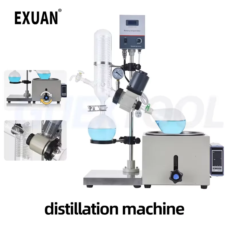 

Distillation Machine Rotary Evaporator Laboratory Electric Rotary Evaporator Vacuum Distillation Separation Frequency Conversion