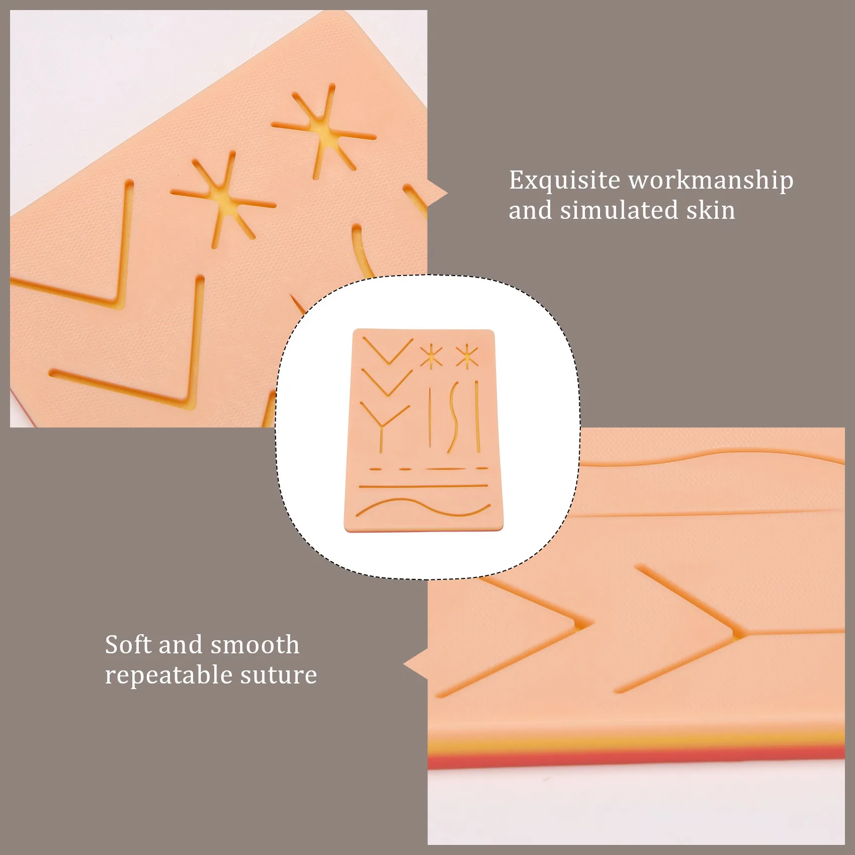 

Efficient New Skin Suture Training Kit Pad Suture Training Kit Suture Pad