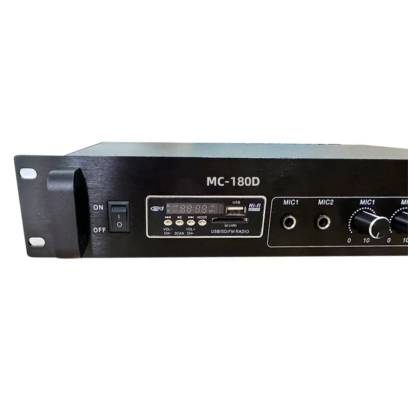 High Quality 1.5u 180W Public Address Amplifier pa System Constant Voltage Power Amplifier