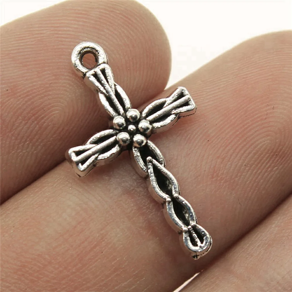 Classic Cross Charms Pendant Girl Jewellery Massive New In Crafts