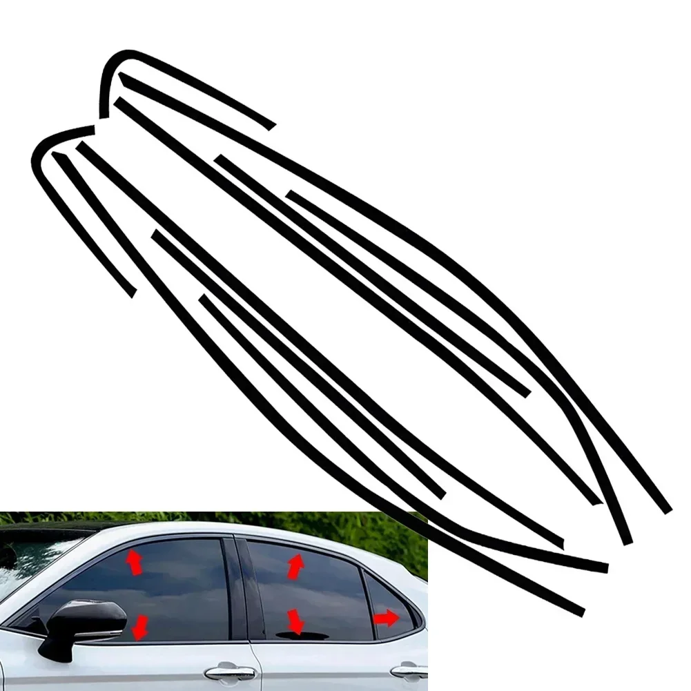 

Автомобильные солнцезащитные наклейки, хромированные затемняющие наклейки для окон, наклейки для Toyota, Camry 2018 2019 2020 2021 2022 2023