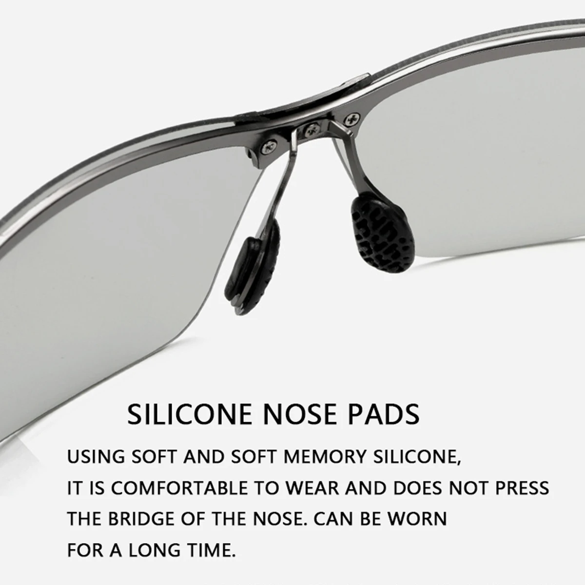 Herren-Sonnenbrille, Nachtsichtbrille, Fahrbrille für Männer, Nachtfahrerbrille, Nachtsichtlinse, Damen-Sonnenbrille, nicht polarisiert, modisches Accessoire – Detail 5