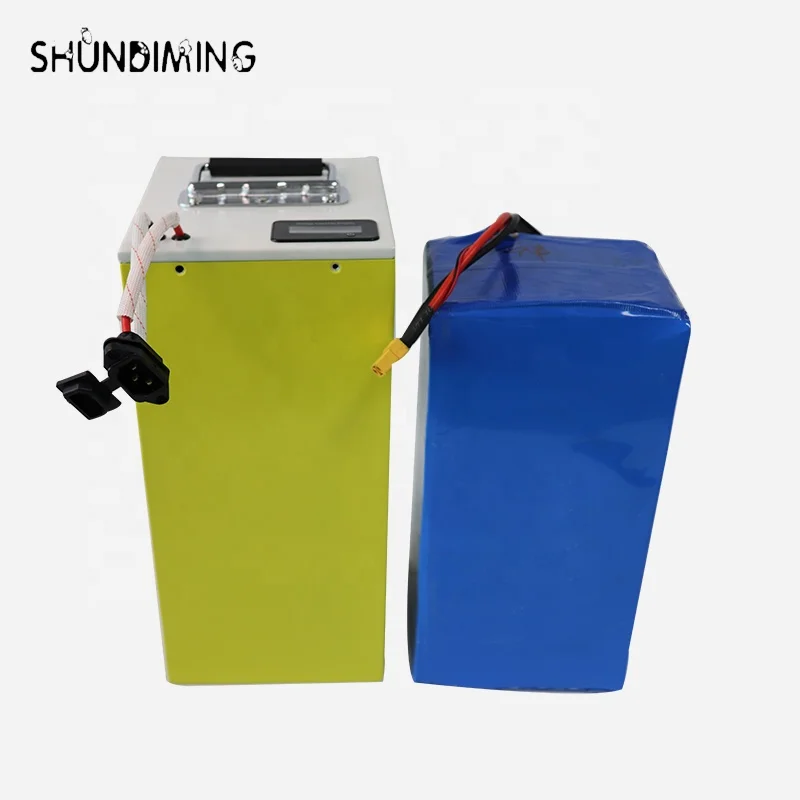 Stainless steel box electric bike lifepo4 battery 18650 21700 cell 72v 60v50ah battery pack for e bike bicycle