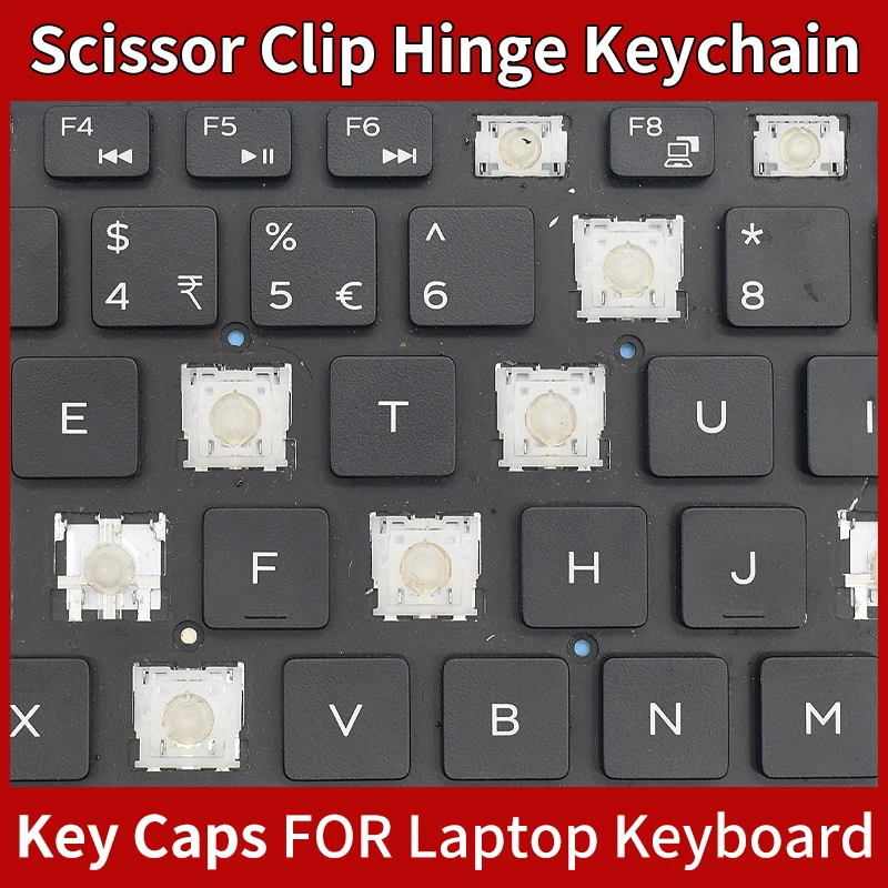 Original keyboard cap Notebook computer keyboard key single replacement key cap plastic bracket air cushion hinge button cover