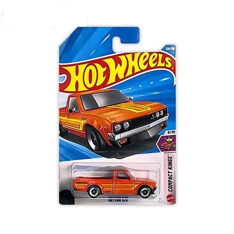 Coche original Hot Wheels DATSUN 620, juguetes para vehículos fundidos a presión 1/64, colección de modelos de aleación COMPACT KINGS, regalo de cumpleaños